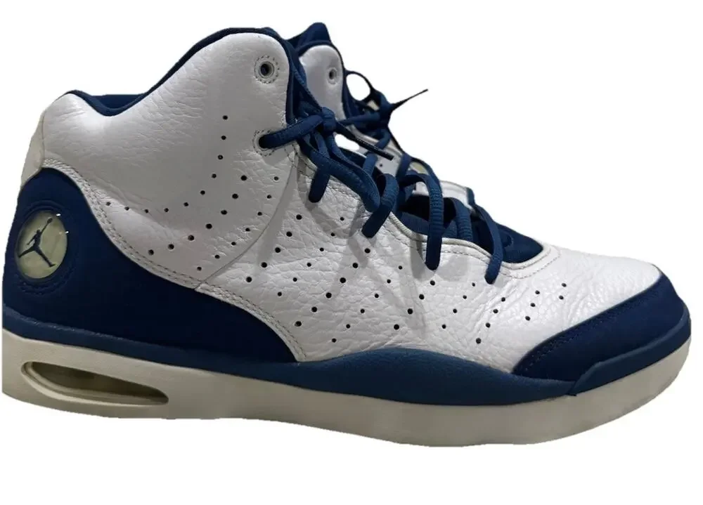 Nike Air Jordan Flight Tradition 2015 White French Blue Mens Size 11 819472-107